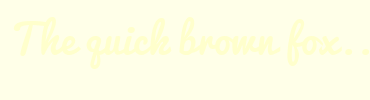 Image with Font Color FFFFCC and Background Color FFFFE8